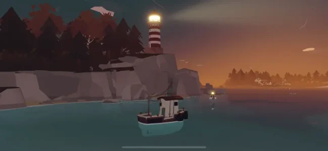 渔帆暗涌iOS版-夜间捕鱼场景